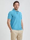 McGregor Piqué Polo Shirt Sea Blue Model / Voorkant