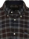 Barbour Fortrose Shirt Tartan Navy Brown