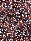 R2 Chemise Poplin Triangle Impression Bordeaux Product / Detail