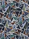 R2 Hemd Poplin Triangle Print Groen Product / Detail