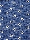 R2 Overhemd Tech Knit Flowers & Paisley Blauw Model / Detail