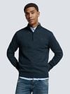 No Excess Halfzip Pullover Navy Model / Voorkant