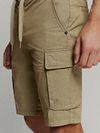 NNo Excess Short Stretch Cargo Khaki Model / Detail