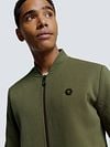 No Excess Cardigan Olive Green Model / Voorkant