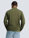 No Excess Cardigan Olive Green Model / Achterkant