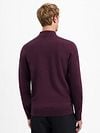 No Excess Half Zip Pullover Dark Wine Melange Model / Achterkant