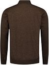 No Excess Half Zip Pullover Taupe Melange Product / Achterkant