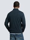 No Excess Half Zip Trui Navy Model / Achterkant