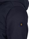 No Excess Jacke Knitted Sleeve Navy