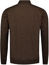 No Excess Pull Demi-Zip Taupe Mélanger Product / Achterkant