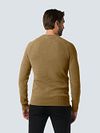 No Excess Pull Ribknit Khaki Model / Achterkant