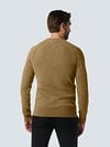 No Excess Pullover Ribknit Khaki Model / Achterkant