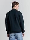 No Excess-Strickjacke Zipper Jacquard Navy Model / Achterkant