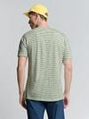 No Excess Stripes T-Shirt Green Model / Achterkant
