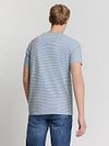 No Excess Stripes T-Shirt Light Blue Model / Achterkant