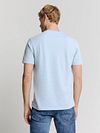 No Excess Structure T-Shirt Light Blue Model / Achterkant