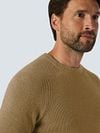 No Excess Pullover Ribknit Khaki Model / Detail