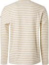 No Excess Longsleeve T-shirt Stripe Beige Product / Achterkant