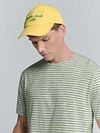 No Excess Stripes T-Shirt Green Model / Voorkant