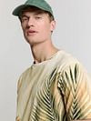 No-Excess T-Shirt Crewneck Print Ecru Model / Voorkant