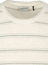 No-Excess T-Shirt Crewneck Jacquard Stripes Ecru Product / Detail