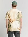 No-Excess T-Shirt Crewneck Print Ecru Model / Achterkant