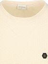 No-Excess T-Shirt Jacquard Ecru Product / Detail