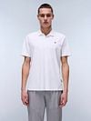 Napapijri Ealis Poloshirt Weiß Model / Voorkant