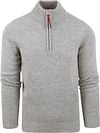 NZA Half Zip Sweater Ohaeawai Wool Grey 23HN419-1870 order online | Suitable