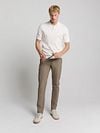 No Excess Knitted Polo Shirt Off White Model / Voorkant