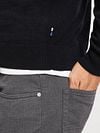 Olymp Casual Pullover Wool Navy Model / Detail
