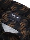 Olymp Luxor Overhemd Print Bruin Product / Detail