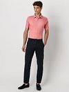 Desoto Short Sleeve Jersey Shirt Coral Model / Voorkant