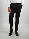 Gala Herrenhose Schwarz - Model Hudson Model / Voorkant mit Stefan