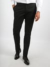 Gala Pants Wool Blend Black Model / Voorkant with Stefan