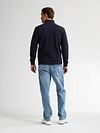 Petrol Cardigan Bighorn Navy Model / Achterkant