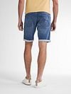 Petrol Denim Short Jackson Blauw Model / Achterkant