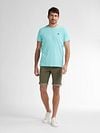 Petrol Denim Short Jackson Olive Green  Model / Voorkant
