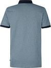 Petrol Half Zip Polo Keyline Ocean Blauw Product / Achterkant