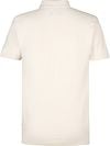 Petrol Knitted Polo Shirt Ecru Product / Achterkant