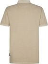 Petrol Piqué Polo Shirt Cayside Beige Product / Achterkant
