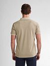 Petrol Piqué Polo Shirt Cayside Beige Model / Achterkant
