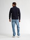 Petrol Strickjacke Bighorn Navy Model / Achterkant