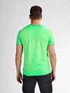 Petrol T-Shirt Stingray Bright Green Model / Achterkant
