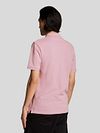 Lyle and Scott Poloshirt Hellrosa Model / Achterkant