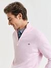 Gant Half Zip Pullover Hellrosa Model / Zijkant