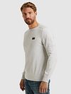 PME Legend American Classic Pullover Light Grey Melange Model / Voorkant