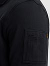 PME Legend American Classic Longsleeve Polo Shirt Navy Model / Detail