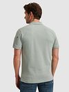PME Legend American Classic Polo Shirt Silver Blue Model / Achterkant