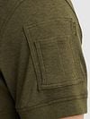 PME Legend Half-Zip Poloshirt Interlock Vert Olive Model / Detail